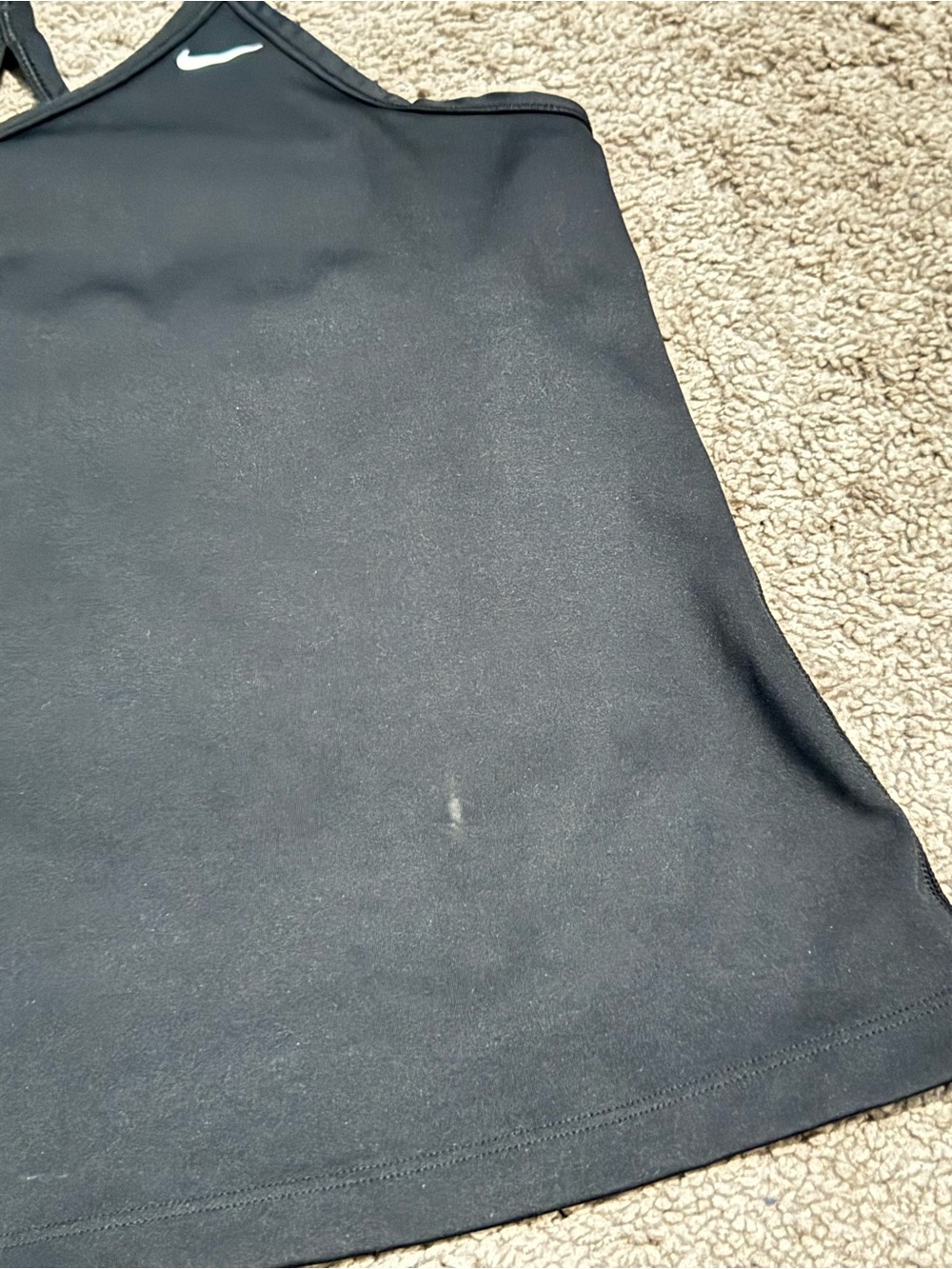 Nike Dri Fit Black Racerback Tank - Picture 6 of 6